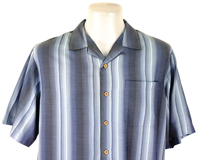 PARADISE COLLECTION Herren Blau S/S LUXUS ABENDHEMD U/U/Weich - M - 46'' - 69£