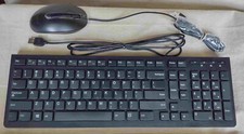 COMBO Lenovo USB Wired Keyboard  Mouse DOK5321  LXH-EMS-10ZA Multimedia