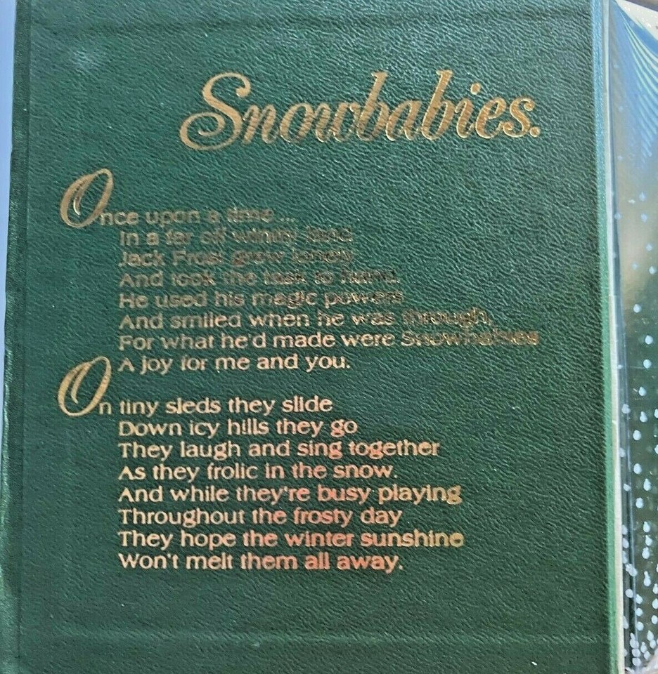 Department 56 SNOWBABIES Bisque Figurine "NOW I LAY ME DOWN TO SLEEP