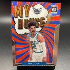 2021-22 Donruss Optic Basketball #8 LaMelo Ball My House Charlotte Hornets