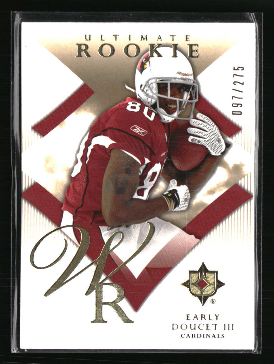 Early Doucet 2008 Upper Deck Ultimate Collection #143 Football Card /275