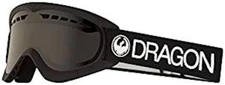Dragon "DXS" SN-17140 Black- Dark Smoke KIDS Snow Goggles