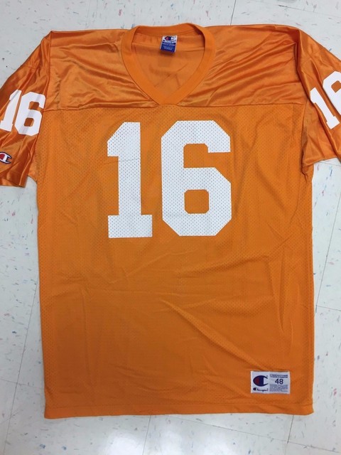 CHAMPION PEYTON MANNING Tennessee Volunteers Football Jersey Size 48 Vintage 90s | eBay