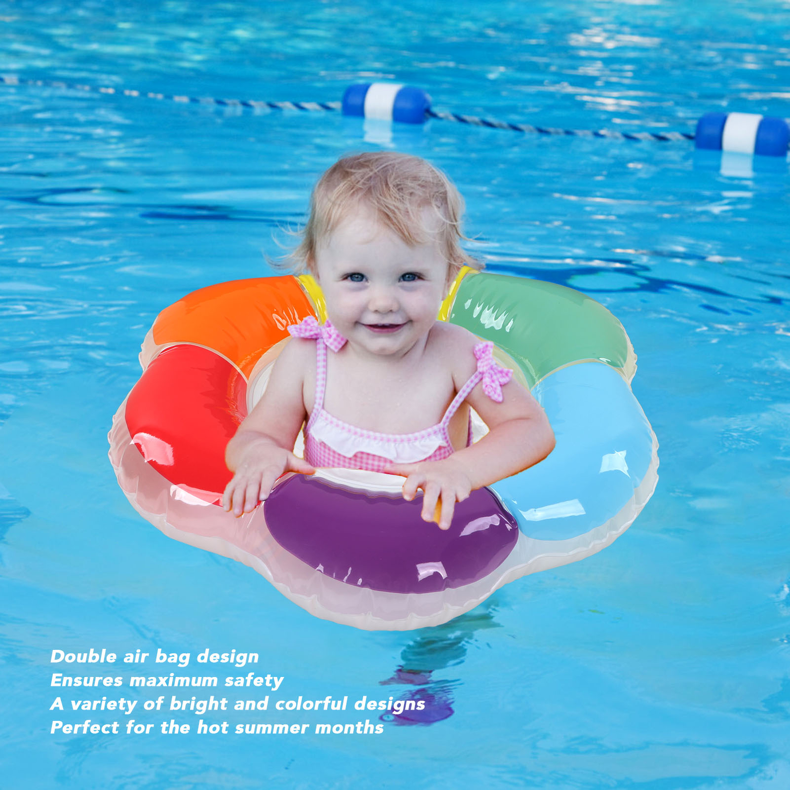 Inflatable Protection Swimming Ring Baby Swimming Float Ring With