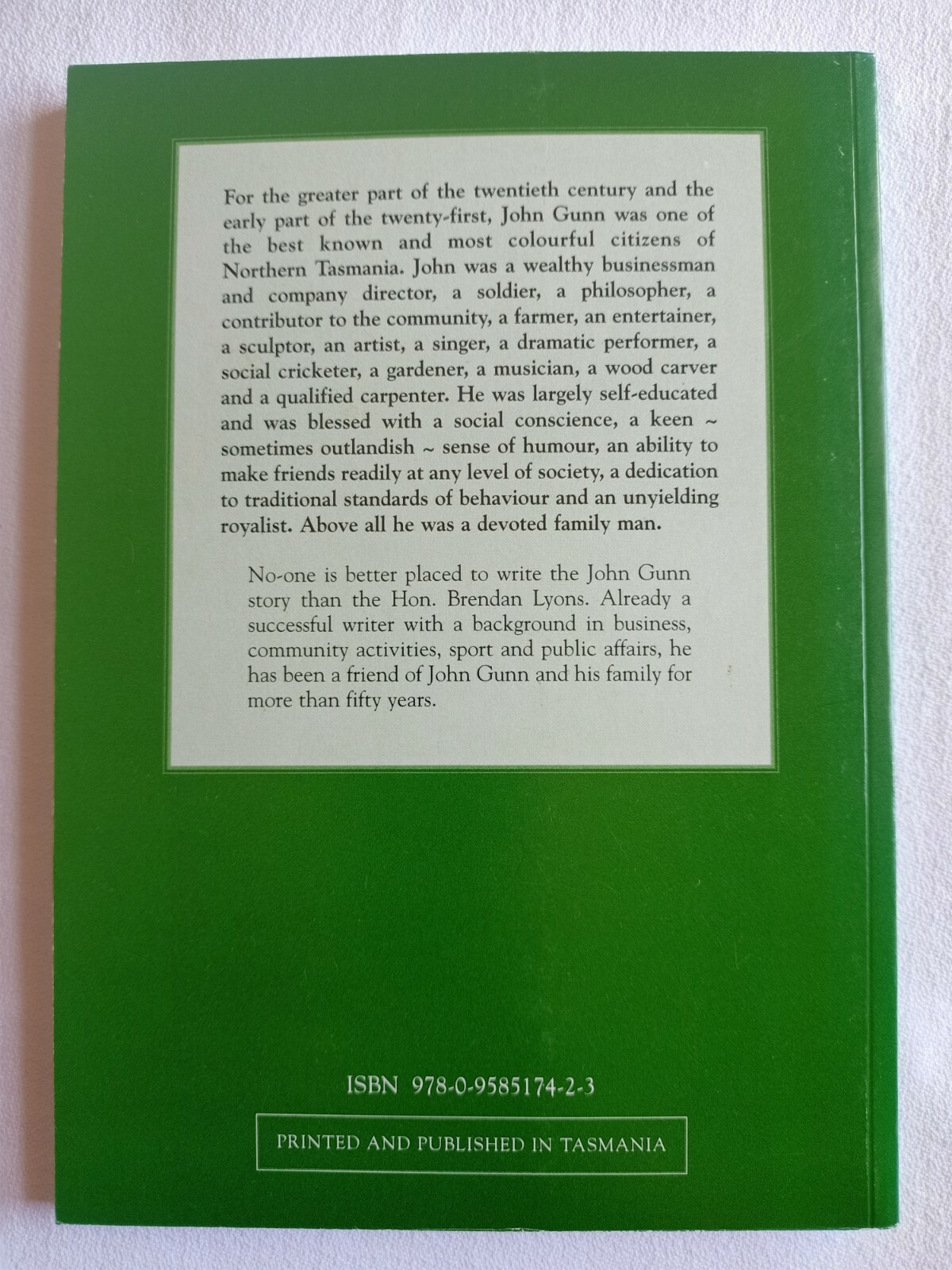 LAST OF THE OLD QUEEN'S MEN John Gunn Launceston Low Head Tasmania eBay