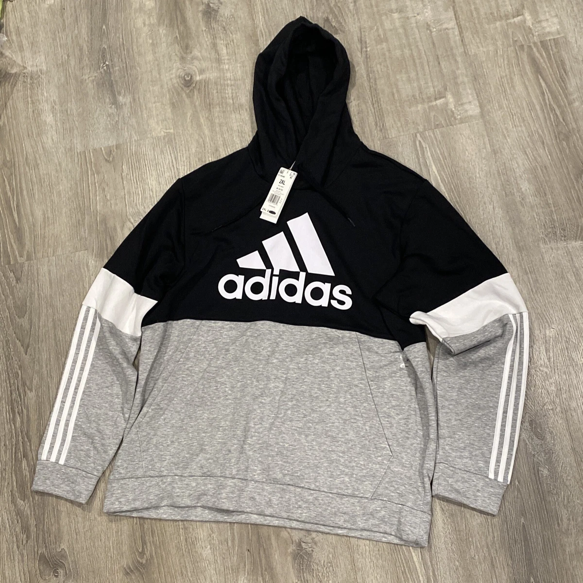 mens adidas colorblock hoodie