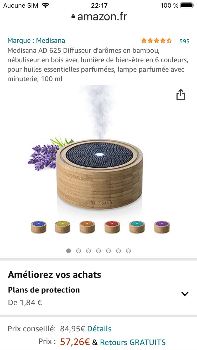 Diffuseur huiles essentielles bois naturel pour reconnecter avec la nature