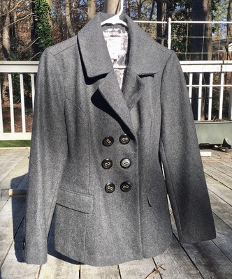 tulle wool coat