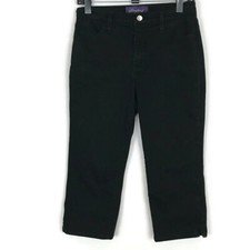 NYDJ Womens Jeans Size 4P Lift Tuck Technology Crop Embellished Pockets Stretch