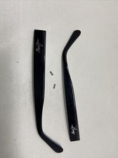 MAUI JIM KILA MJ 819-02A BLACK TEMPLE ARM PARTS WITH SCREWS /Z69