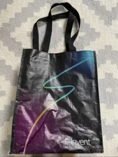 Amazon AWS Web re:Invent 2022 Reusable Shopping Grocery Bag Handle Snap Closure