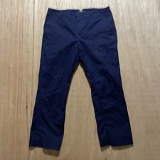 Vintage Womens Lauren Ralph Lauren Chino Pants Sz 10 Navy Blue Pleated