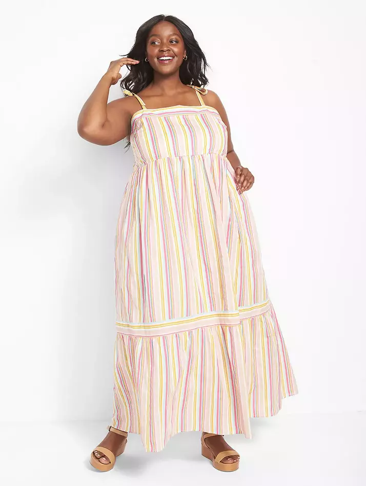 Lane bryant striped clearance dress
