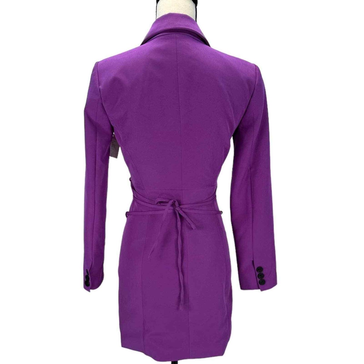 topshop cut out blazer dress Topshop Cut Out Blazer Dress - Purple - size 2