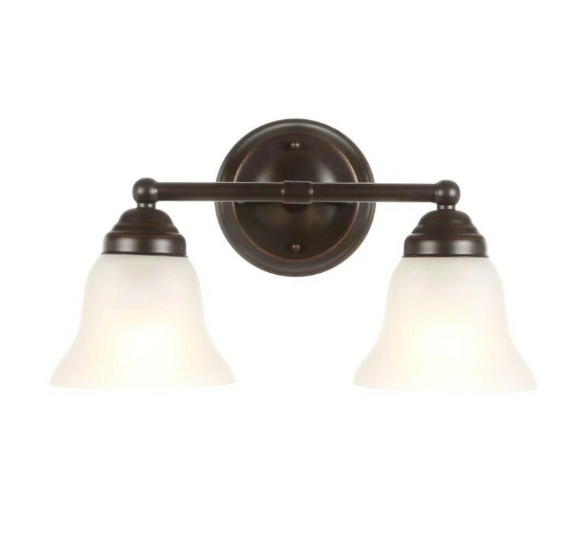 Hampton Bay Ashhurst 2-Light Vanity L...