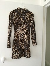 Reformation Leopard Mini Dress