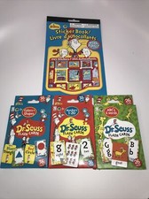 Dr. Suess Flash Cards  Award Stickers ABC's  Words Colors Shapes Numbers NEW