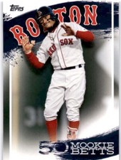 MOOKIE BETTS 2019 Topps Series 2 #MB-11 Career Highlights  Boston Red Sox