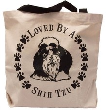 Loved By A Shih Tzu Tote Bag New MADE IN USA
