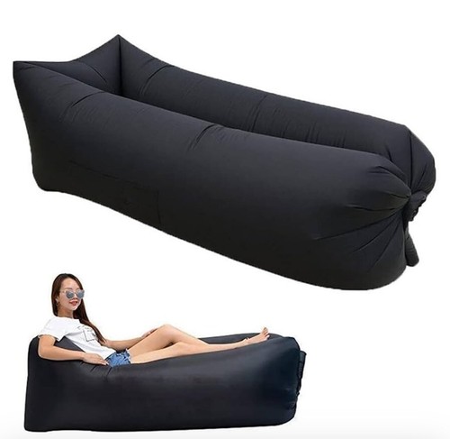 Official Pouch Couch AS SEEN ON TV Ultimate Go Anywhere Lounger New in Box Black