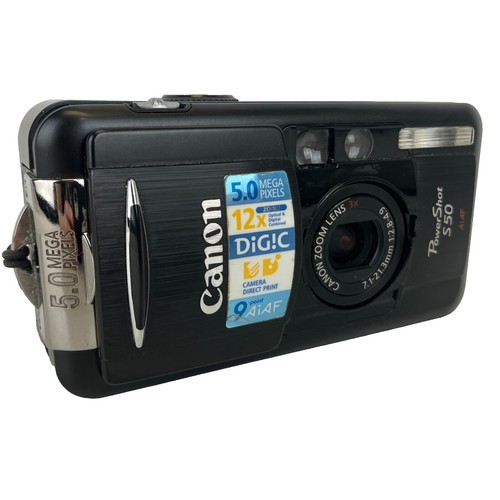 Canon PowerShot S50 5MP Digital Camera w/ 3x Optical Zoom | eBay