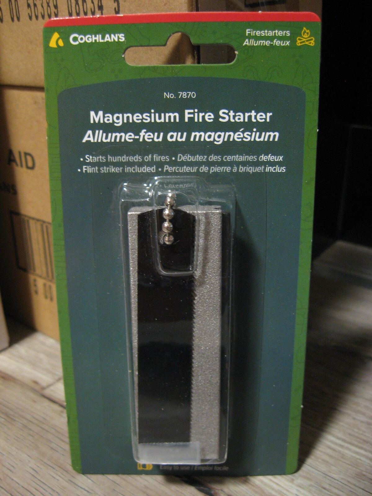 Coghlan's Magnesium Fire Starter With Flint Striker - Starts Hundreds Of Fires