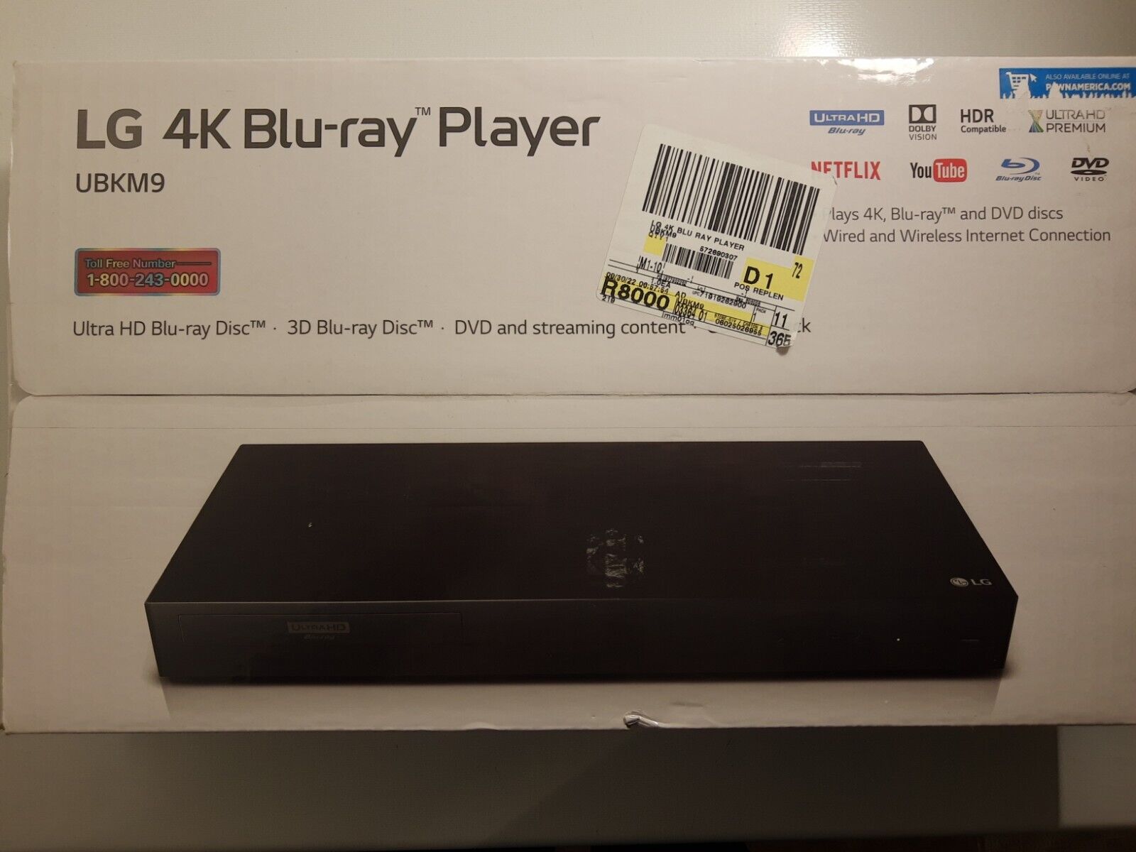 LG UBKM9 4K UHD Blu-ray Player with - Blu-ray Philippines