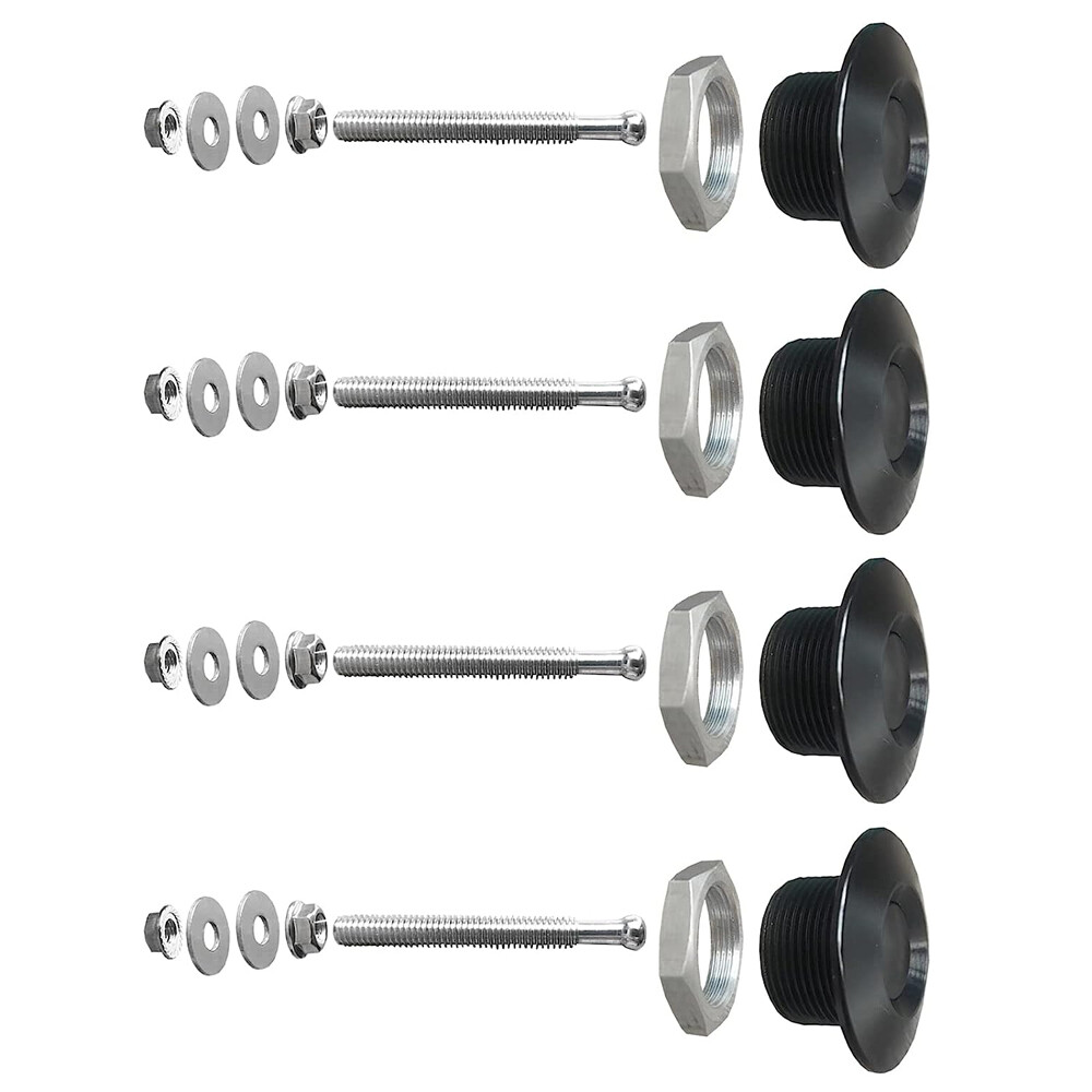 Bumper Quick Release, Mellbree Quick Release Trunk Front Rear Bumper Fasteners Fenders Holders Kit Compatible For Universal Car Bumper (Color 4 X Quick Release Tabs With 12 X O-Ring Fastener - Foto 11