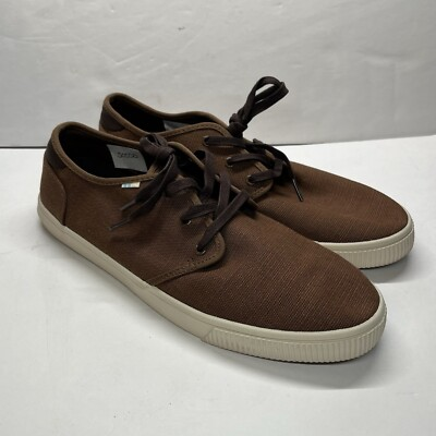 #ad Toms Carlo Mens 11 Shoes Brown Earthwise Casual Sneakers $19.99
