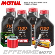 Tagliando YAMAHA MT-03 660 2006 2007 2008 2009 (4 7100 10W40 + Filtro + candela)