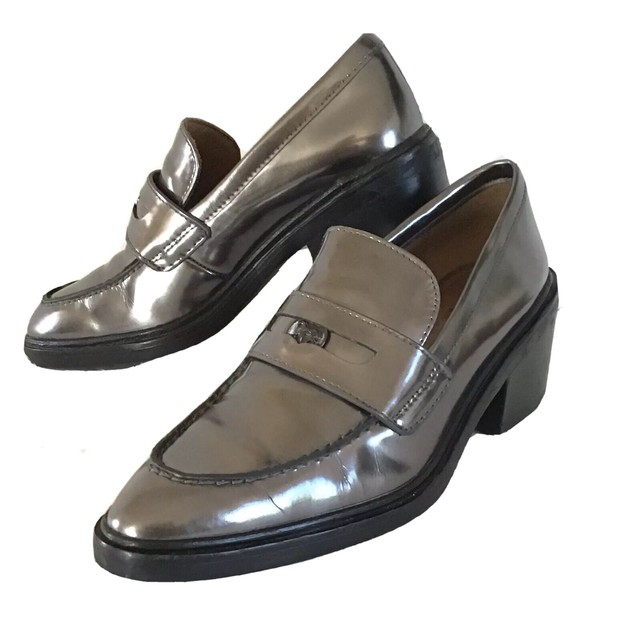 coach penny loafers womens