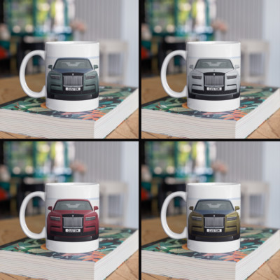 Personalisierte Rolls Royce Phantom Serie 2 Tasse Geschenk Farbe wählbar SCHNELLER VERSAND