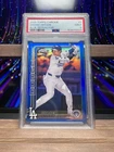 SHOHEI OHTANI 2025 TOPPS CHROME #1 TRUE BLUE REFRACTOR COLOR MATCH /150 PSA 9