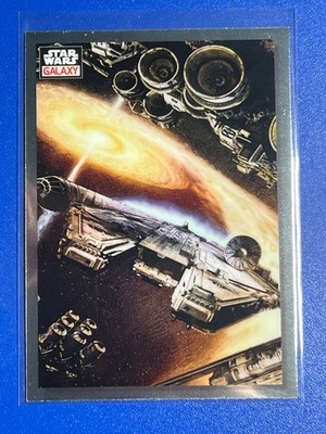 Topps Star Wars Galaxy Chrome 2023 Flight of the Millennium Falcon #54