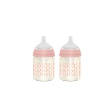 Bonhomia Glass Baby Bottle with SX Silicone Nipple, Anti Colic Baby Bottles, ...