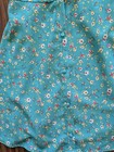 EUC Nordstrom Size 10 Ava & Yelly Girl Green Floral Short Sleeve Dress Romatic — photo 2