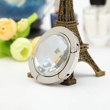 Handbag Foldable Bag Hook Purse Table Hanger Holder Alloy Fashion Crystal Rhines