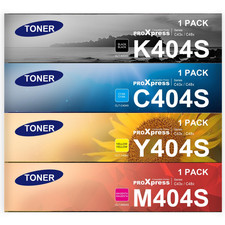CLT-404S 4PK Toner Cartridge Set for SL-C430 C432W C480FW C482FW C483FW Samsung
