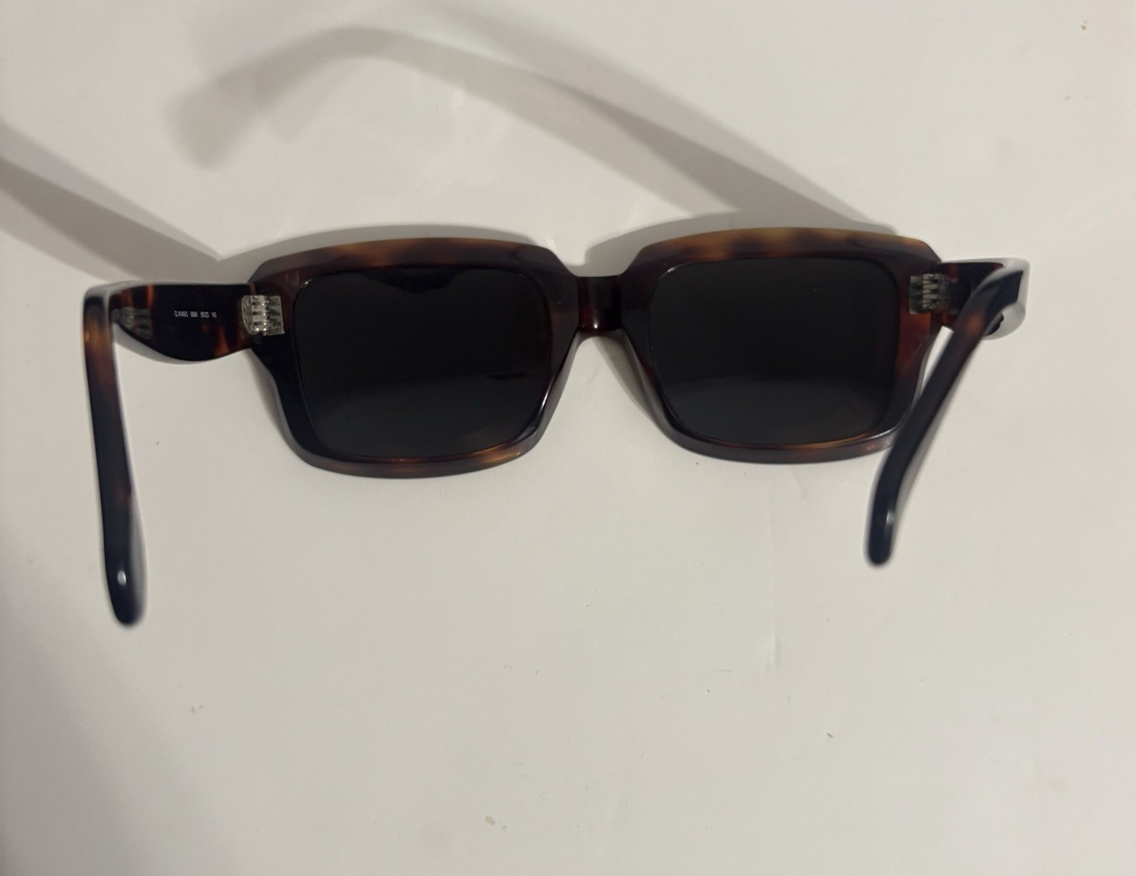 USED Celine Tortoise Shell Square Sunglasses CL 4… - image 7