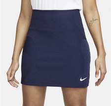 Nike Dri Fit Size S Tour Skirt UV Navy Blue Tennis Golf Preppy Skort Tech