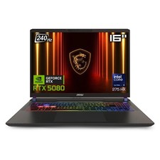 Image of MSI Vector 16 HX AI Gaming Laptop Intel Core Ultra 9 32GB 1TB RTX 5080 Grey #A