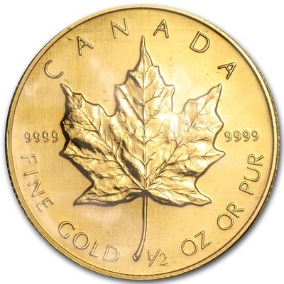 【1oz】 カナダ　アメリカ　2枚セット 1989 Canada 1/2 oz Proof Gold Maple Leaf | eBay