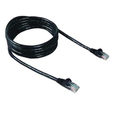 Belkin A3L980B25-BLK-S 25ft CAT6 Ethernet Patch Cable Snagless RJ45 M/M Black