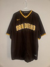 Nike San Diego Padres Tatis Jr. #23 Brown/Yellow MLB Jersey Baseball