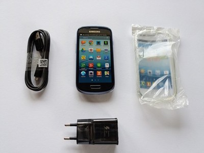 Original Samsung Galaxy S3 min -GT I8190 - Grey blue -ohne  SIMLock- Top