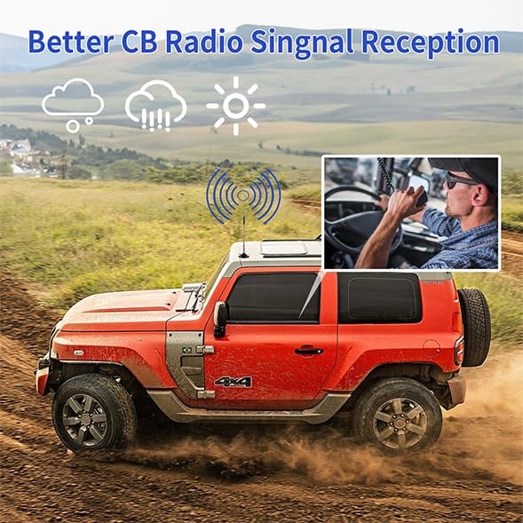 27MHz Heavy Duty Magnetic Mount CB Antenna Kit for Mobile and Base Stations