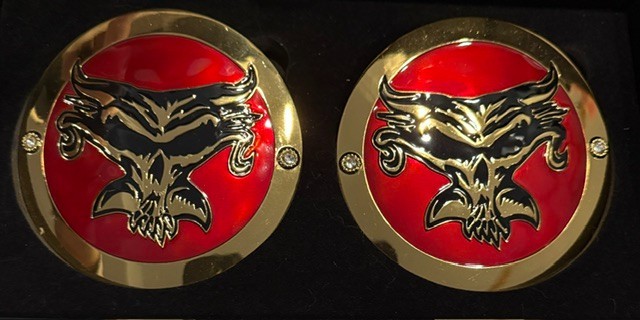 WWE Brock Lesnar Side Plate Box - Black/Red/Yellow for sale online