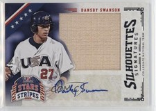2015 Panini Stars and Stripes Bats Signatures 21/49 Dansby Swanson #27 Auto 7xr