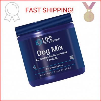 Life Extension Dog Mix, Dog Vitamins and Supplements, probiotics, L-carnitine, B