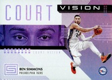2018-19 Panini Status #10 Ben Simmons Court Vision
